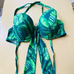 Shade & Shore Swimsuit Top Tropical Palm